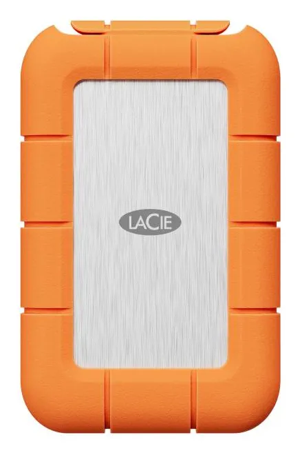 LaCie Rugged SSD4 4TB External SSD with USB-C/USB4, Rugged, Orange