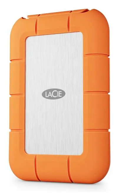 LaCie Rugged SSD4 4TB External SSD with USB-C/USB4, Rugged, Orange