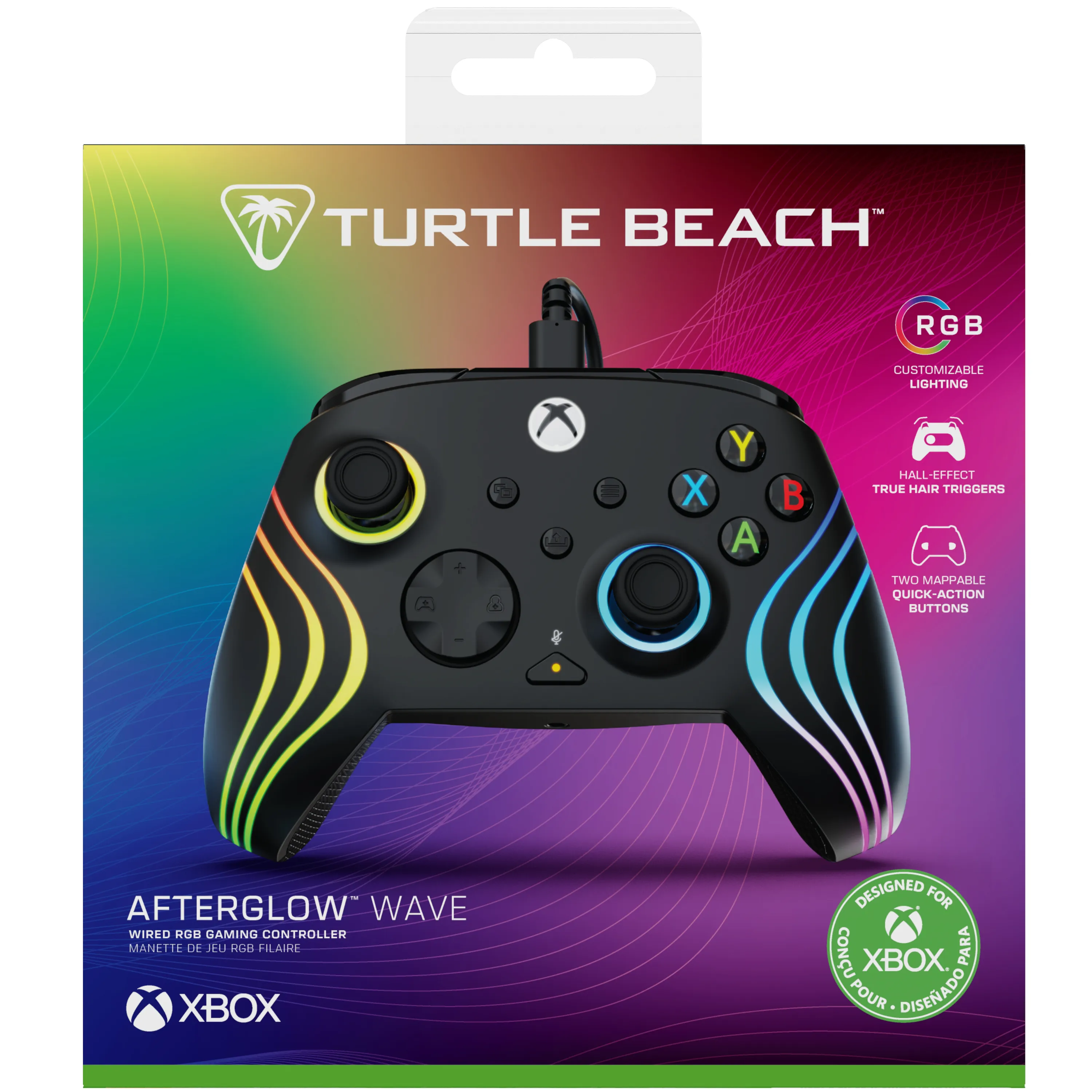 Turtle Beach Afterglow Wave Wired Controller - PC / Xbox Series X|S - Black