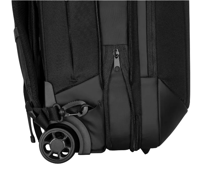Targus 15.6'' Mobile Tech Traveller Rolling Backpack EcoSmart Black