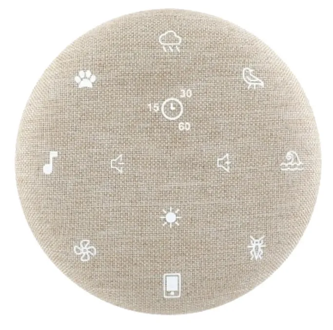 Terraillon Zen Box Kid Bluetooth kohinalaite ja y&ouml;valo, beige