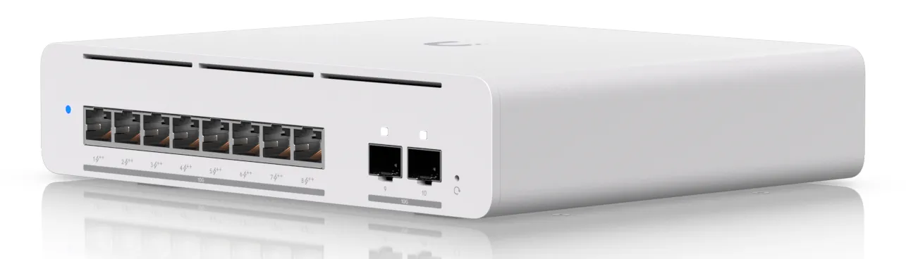 al grade 8-port, Layer 3 Etherlighting PoE++ - switch