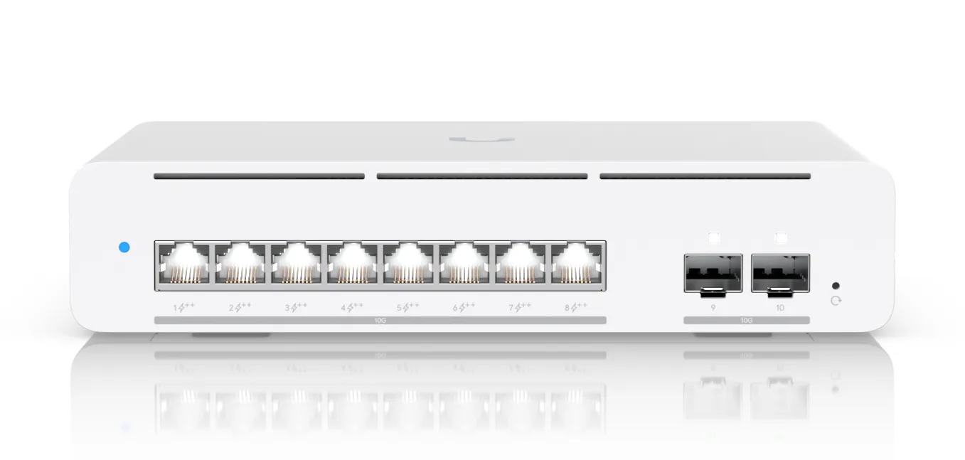 al grade 8-port, Layer 3 Etherlighting PoE++ - switch