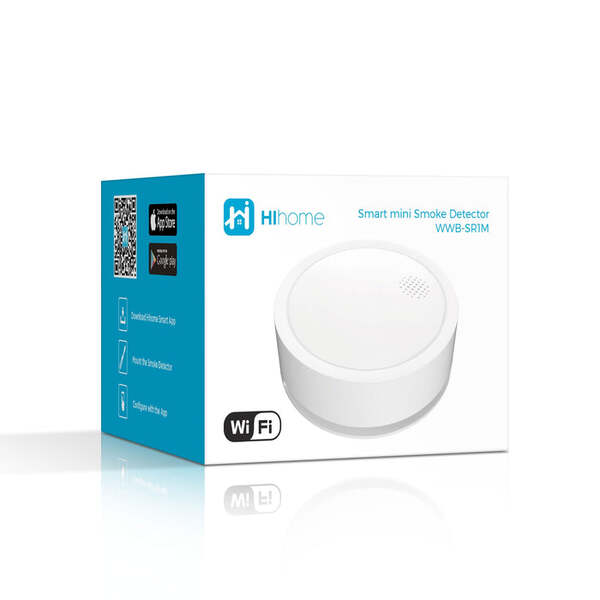 Hihome Mini Smart Smoke Detector WiFi