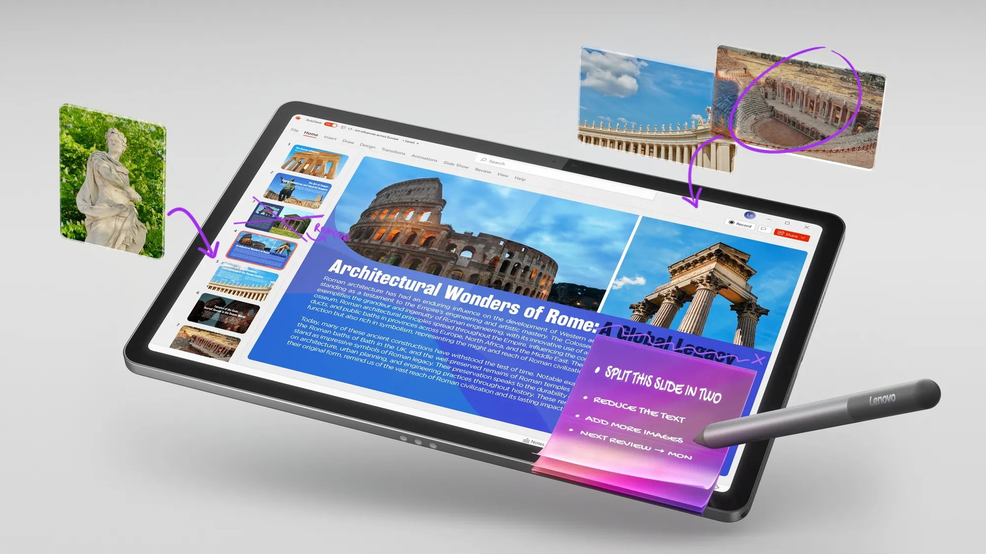 Lenovo Idea Tab 11" 8/128 GB Wi-Fi surfplatta, luna grey