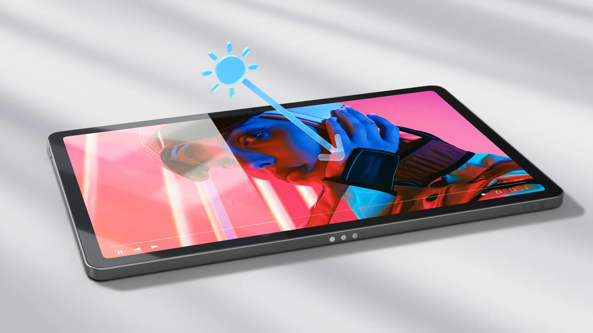 Lenovo Idea Tab 11" 8/128 GB Wi-Fi surfplatta, luna grey