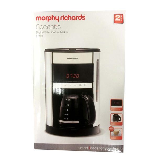 MORPHY RICHARDS Kaffebryggare Vit