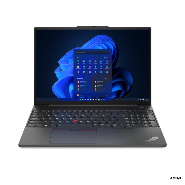 Lenovo 16&quot; ThinkPad E16. AMD Ryzen 5 7530U, 16 GB Ram, 256 GB SSD, Windows 11 Pro - b&auml;rbar dator, Svart