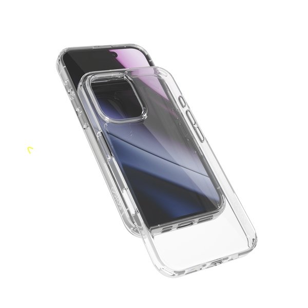 Epico Hero Case iPhone 17 Ultralight cover Raised Edges  &amp;  Camera Frame,  transparent