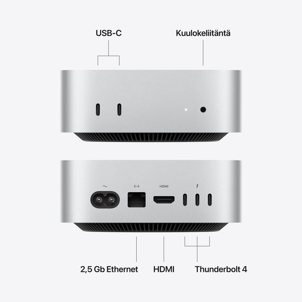 Apple Mac mini M6 (12/12) 24 Gt, 512 Gt -tietokone