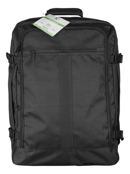 DELTACO lentoreppu, 55x40x20cm, soveltuu lentokoneeseen, 44 l, musta