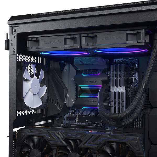 Phanteks Glacier One 280MP D-RGB AIO Liquid CPU Cooler, Black