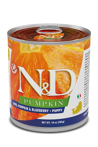 Farmina N&amp;D Pumpkin Lamb, Pumpkin &amp; Blueberry, Wet food for dogs, Puppy, 285g