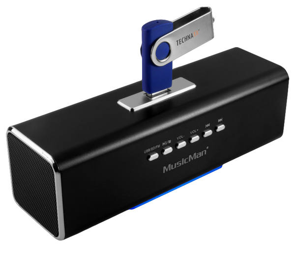 Technaxx MusicMan MA Soundstation MP3-spelare, FM-radio, USB och Micro