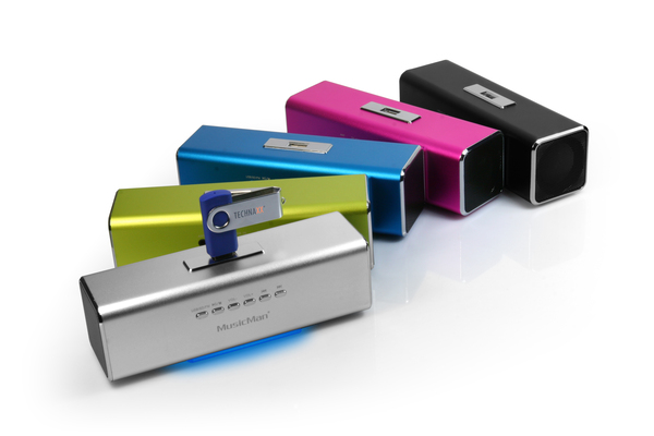 Technaxx MusicMan MA Soundstation MP3-spelare, FM-radio, USB och Micro
