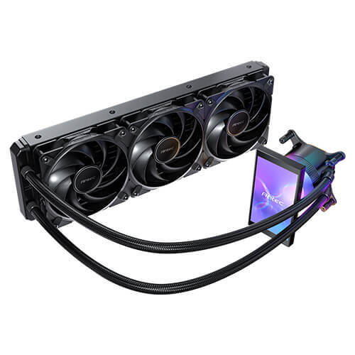 Antec Vortex View 360mm ARGB Liquid Cooler, Black