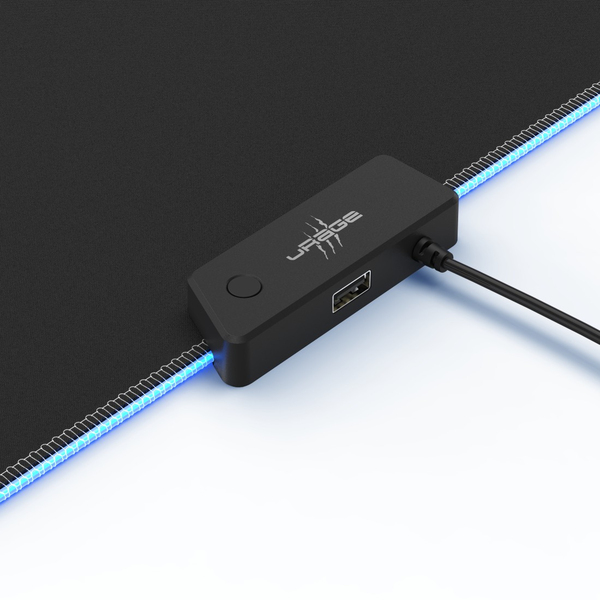 uRage Gaming Lethality 200 LED - gaming musmatta, 350x260 mm, Svart