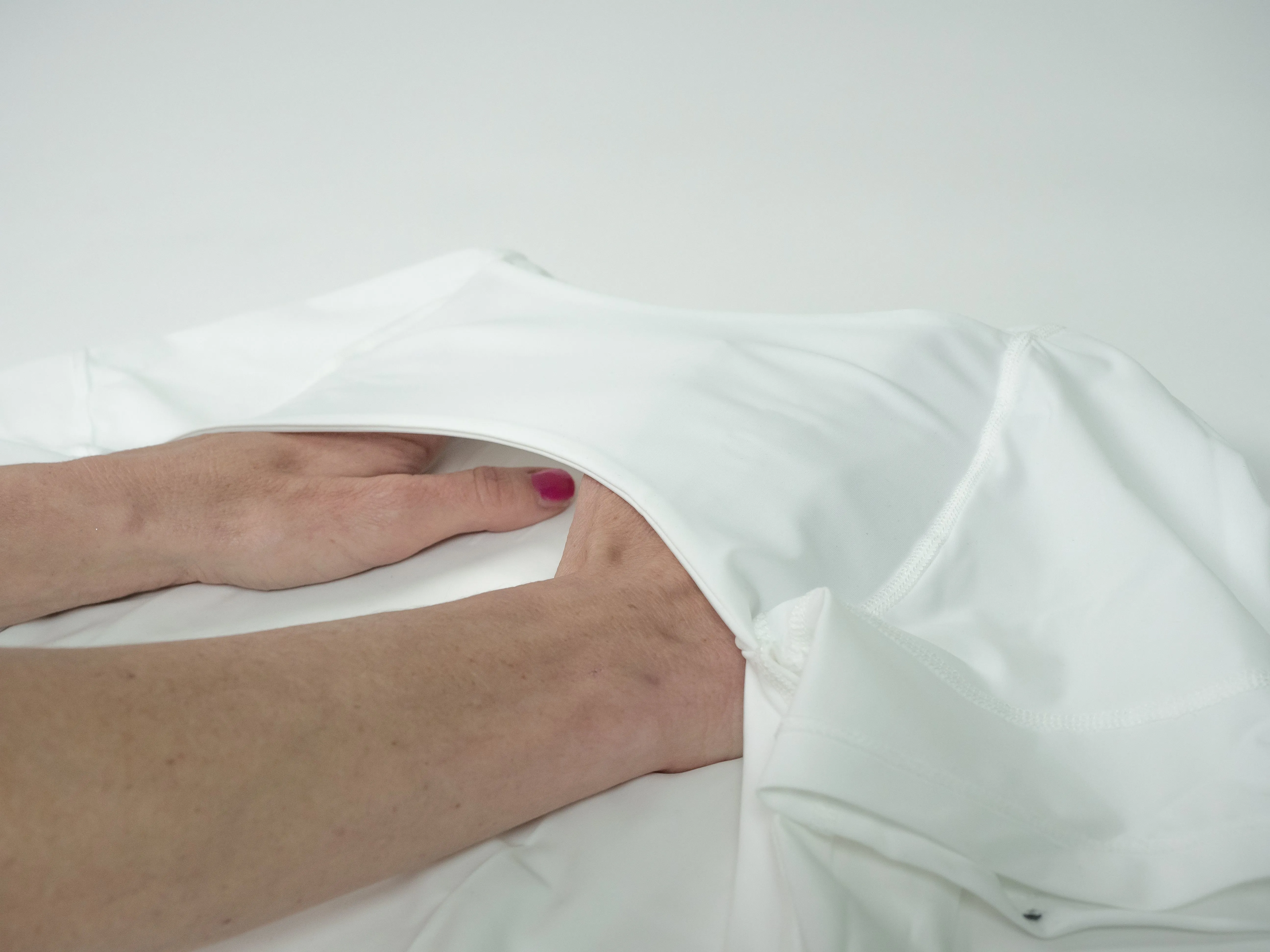 SWEDISH POSTURE T-Shirt Women Posture Reminder L White SWEDISH POSTURE T-Shirt Women Posture Reminder L White