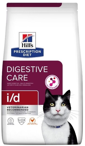 Hill's Prescription Diet i/d Digestive Care (Chicken), Torrfoder f&ouml;r katt, Adult, 1,5 kg