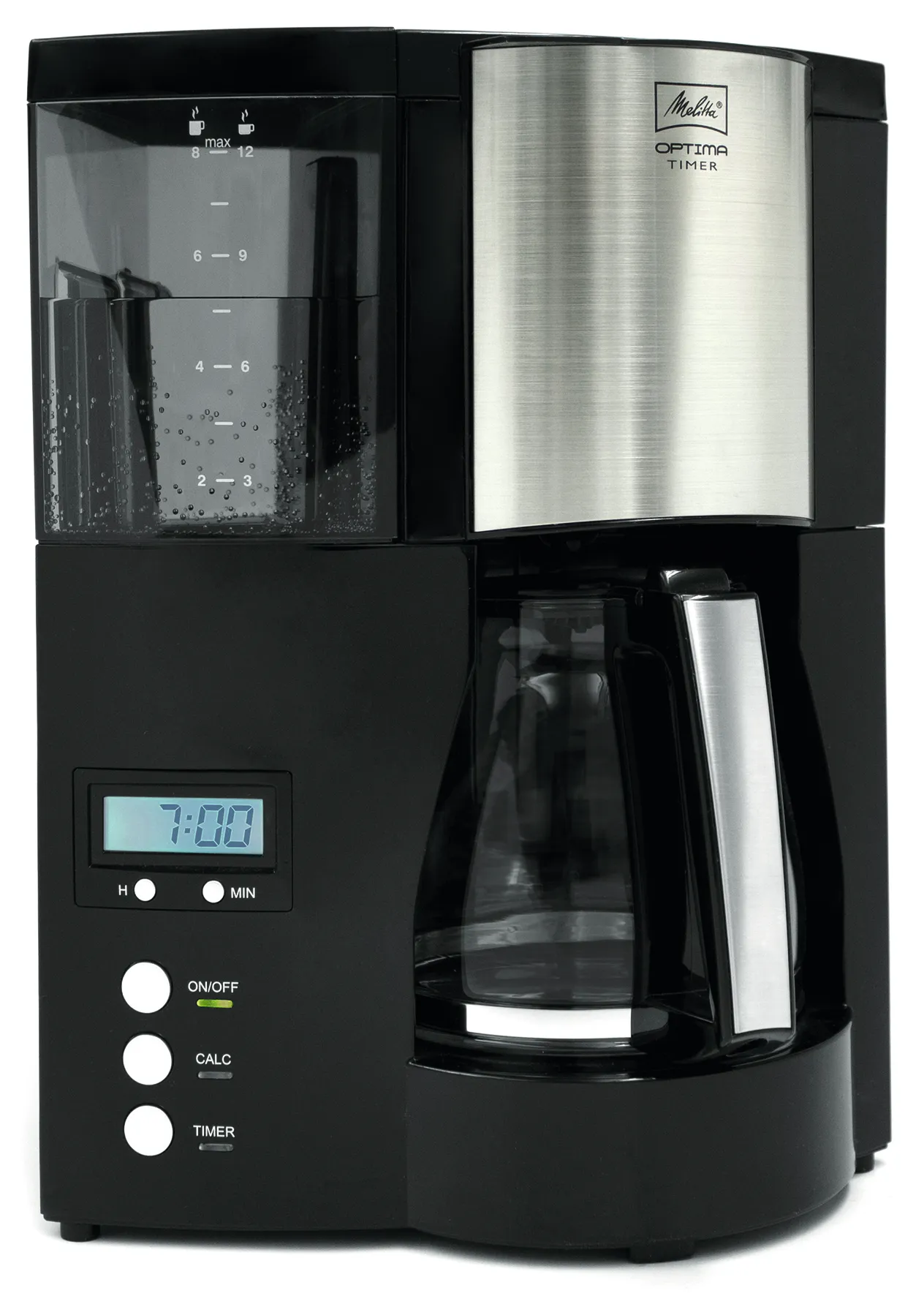 Melitta Kaffemaskin Optima Timer svart/silver