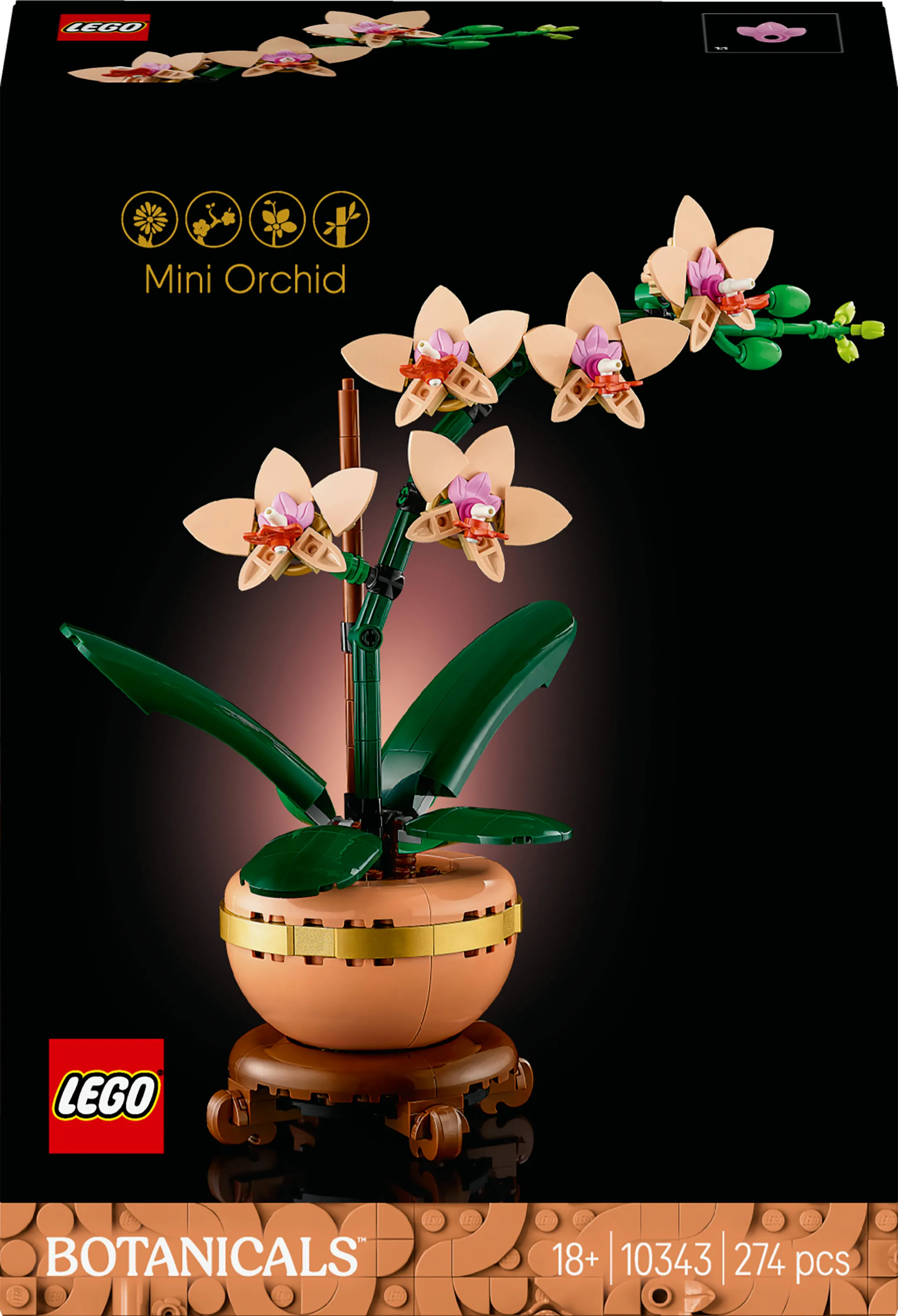 LEGO Botanicals Mini Orkidé 10343