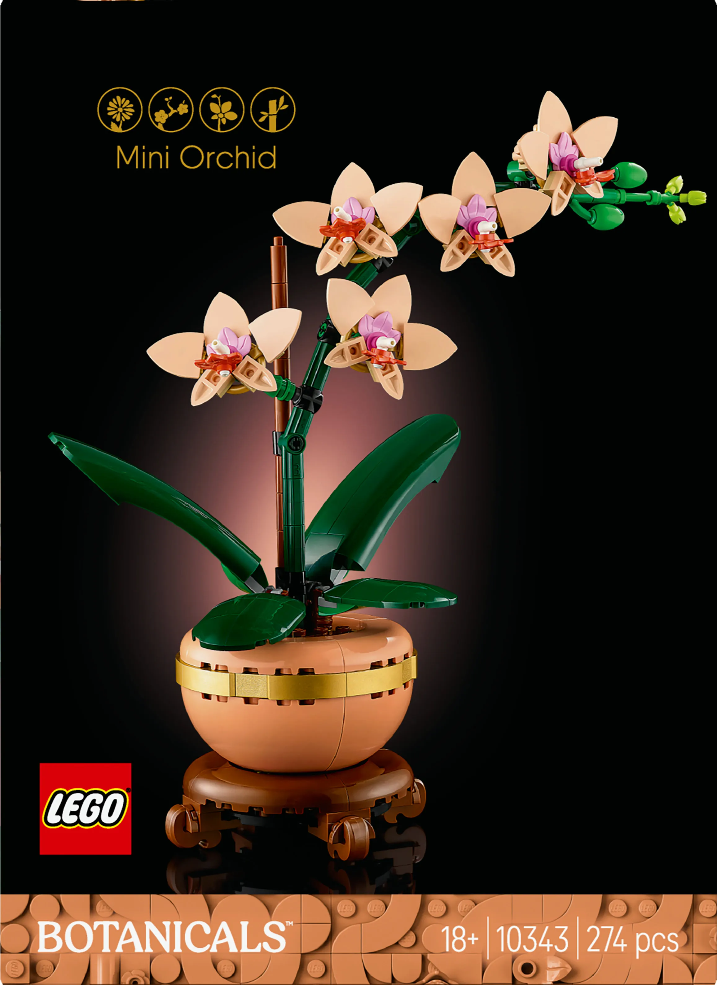LEGO Botanicals Mini Orkidé 10343 LEGO Botanicals Mini Orkidé 10343