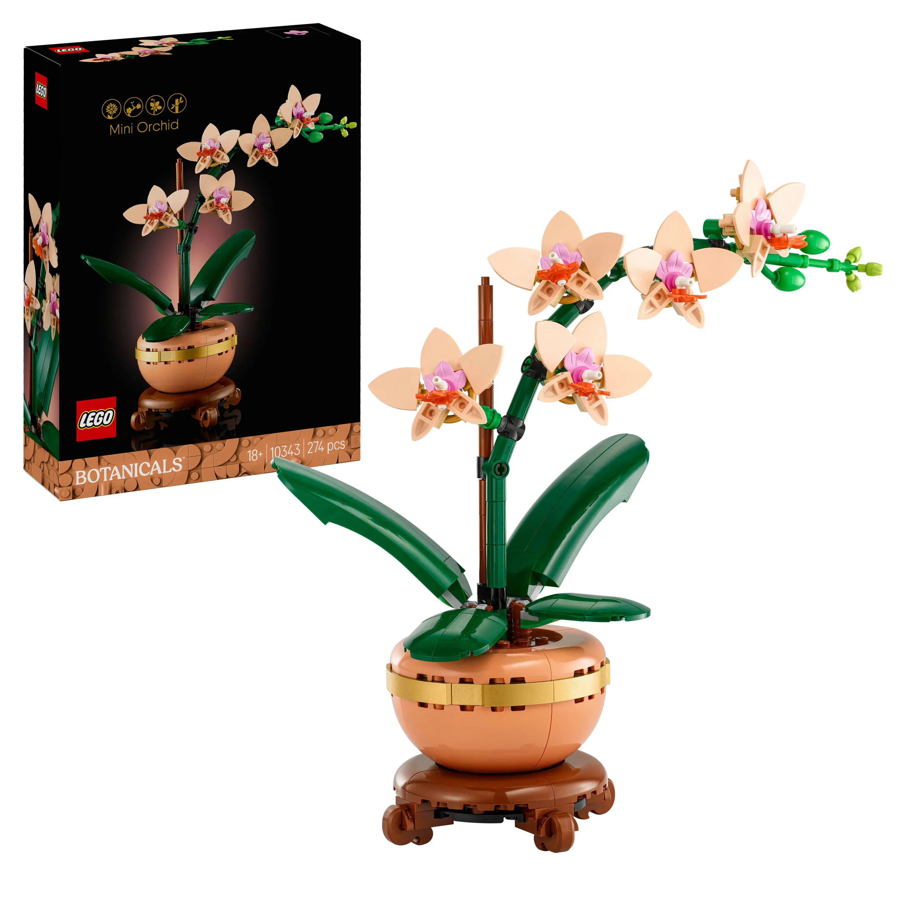 LEGO Botanicals Mini Orkidé 10343 LEGO Botanicals Mini Orkidé 10343