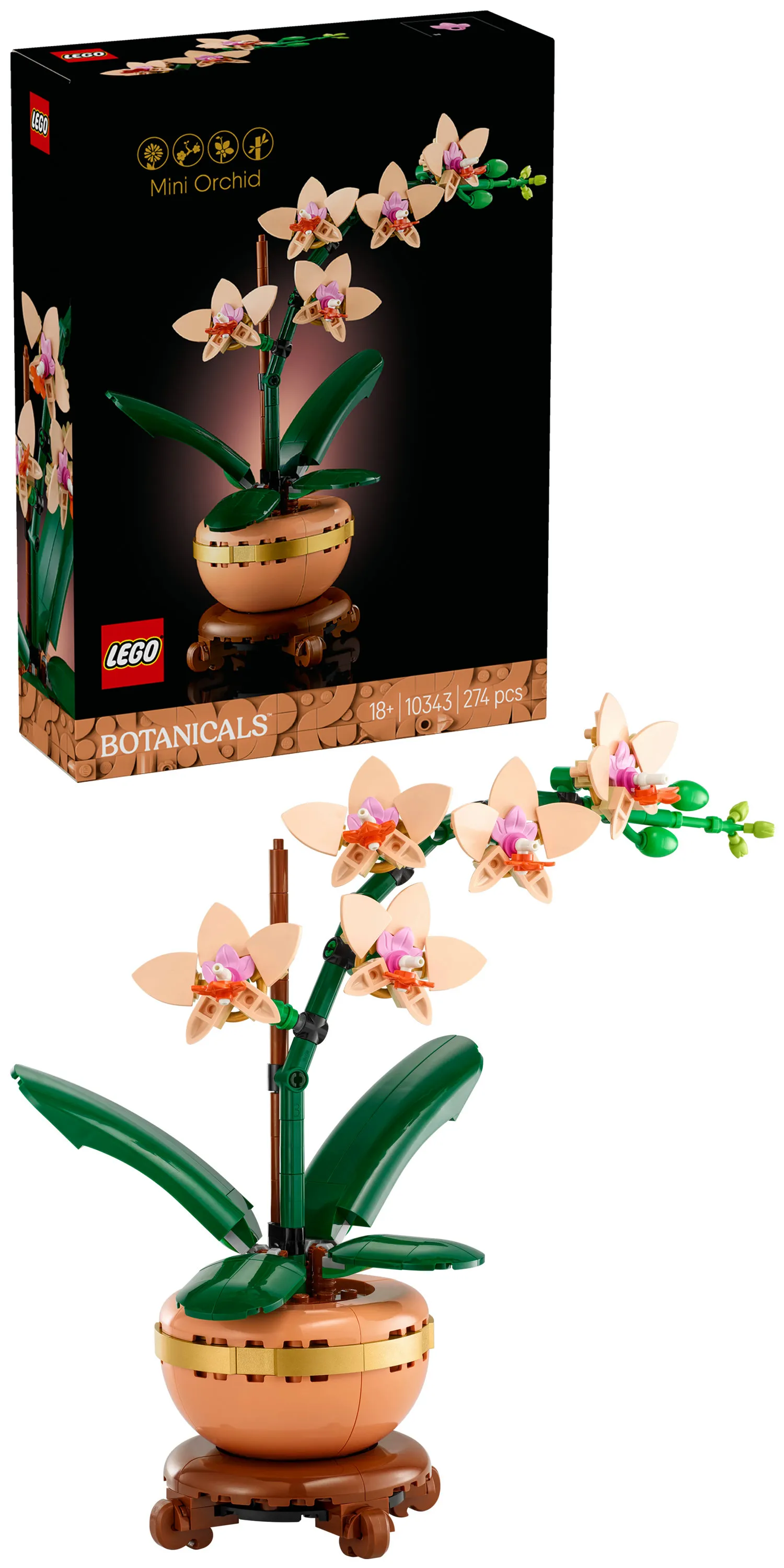 LEGO Botanicals Mini Orkidé 10343 LEGO Botanicals Mini Orkidé 10343