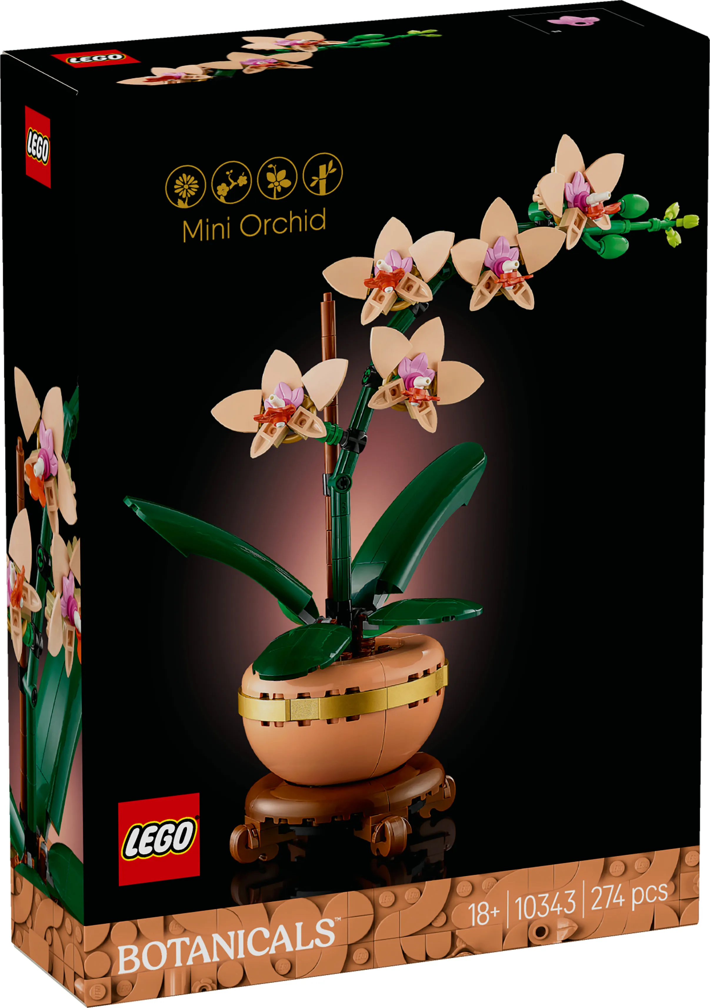 LEGO Botanicals Mini Orkidé 10343 LEGO Botanicals Mini Orkidé 10343