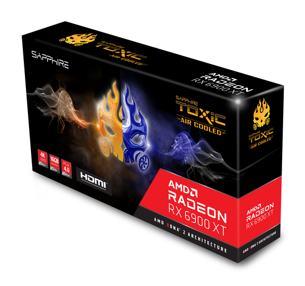Sapphire Radeon RX 6900 XT Toxic Air Cooled 16GB - Graphics card