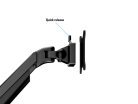 Multibrackets M VESA Gas Lift Arm Single, -monitor arm, black, 15"-32", 10kg