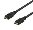 Deltaco PRIME active HDMI 2.0 - kabel, 15 m, Svart