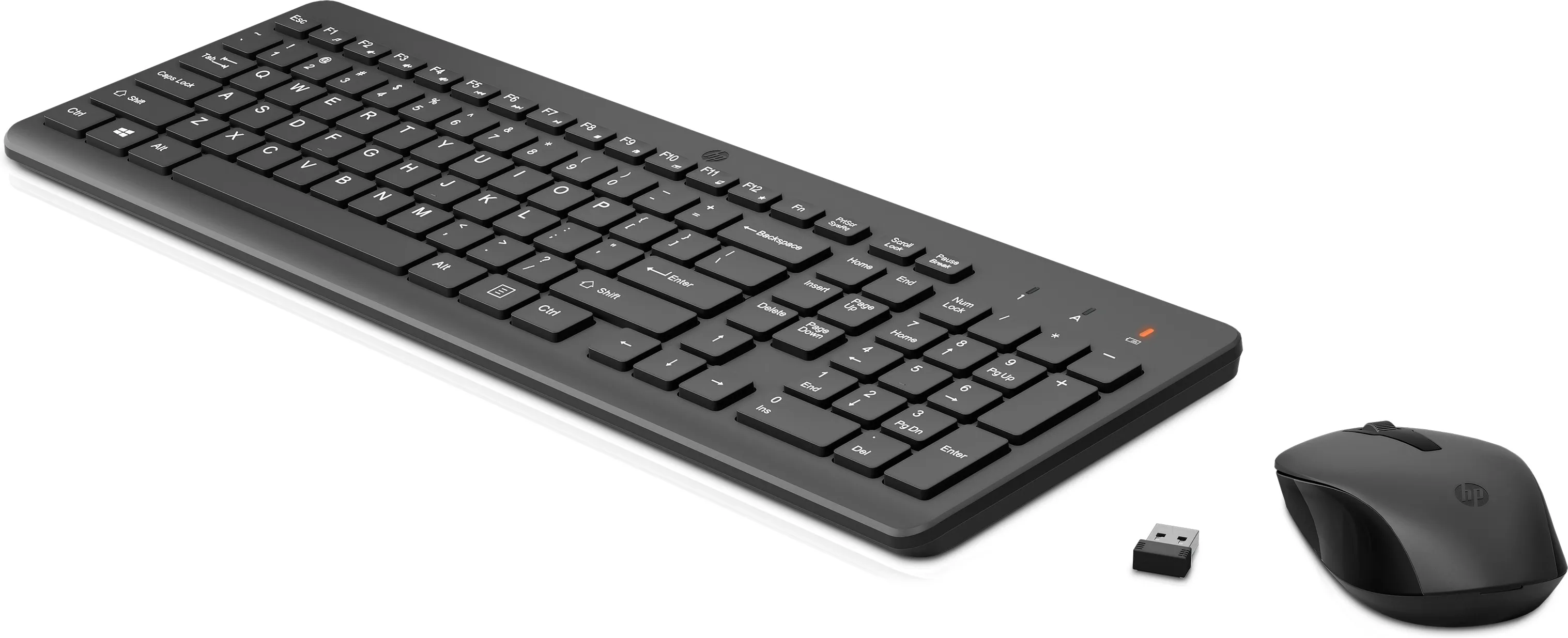 HP 330 -langaton ergonominen n&auml;pp&auml;imist&ouml; ja hiiri, musta