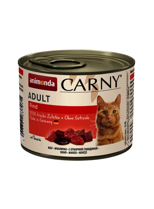 Animonda Carny Adult Beef, Wet food for cats, 200g