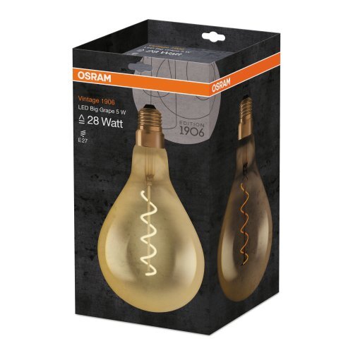 Ledvance LED 1906 Vintage std grp 28W/820 fil spir gold E27