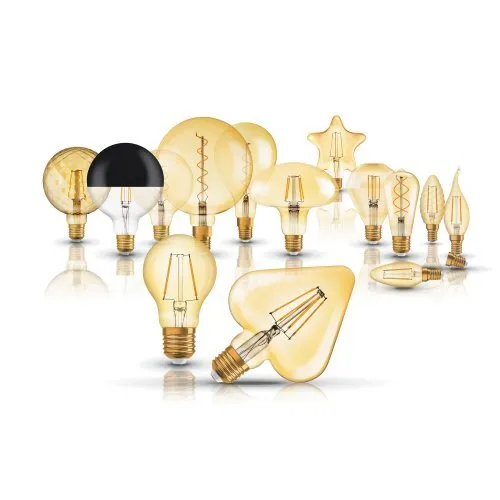 Ledvance LED 1906, Vintage candle, 22W/825 fil, Gold, E14
