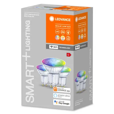 Ledvance SMART+ PAR16 50W/RGBW fr GU10 WiFi 3 pack - C