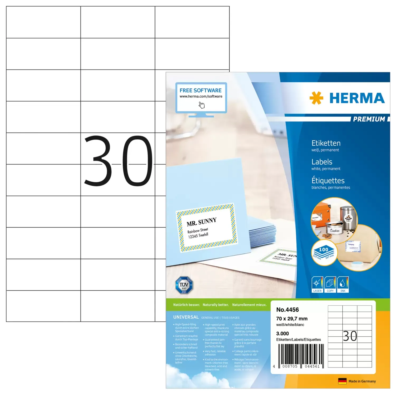 Herma label Premium 70x29,7 (3000)