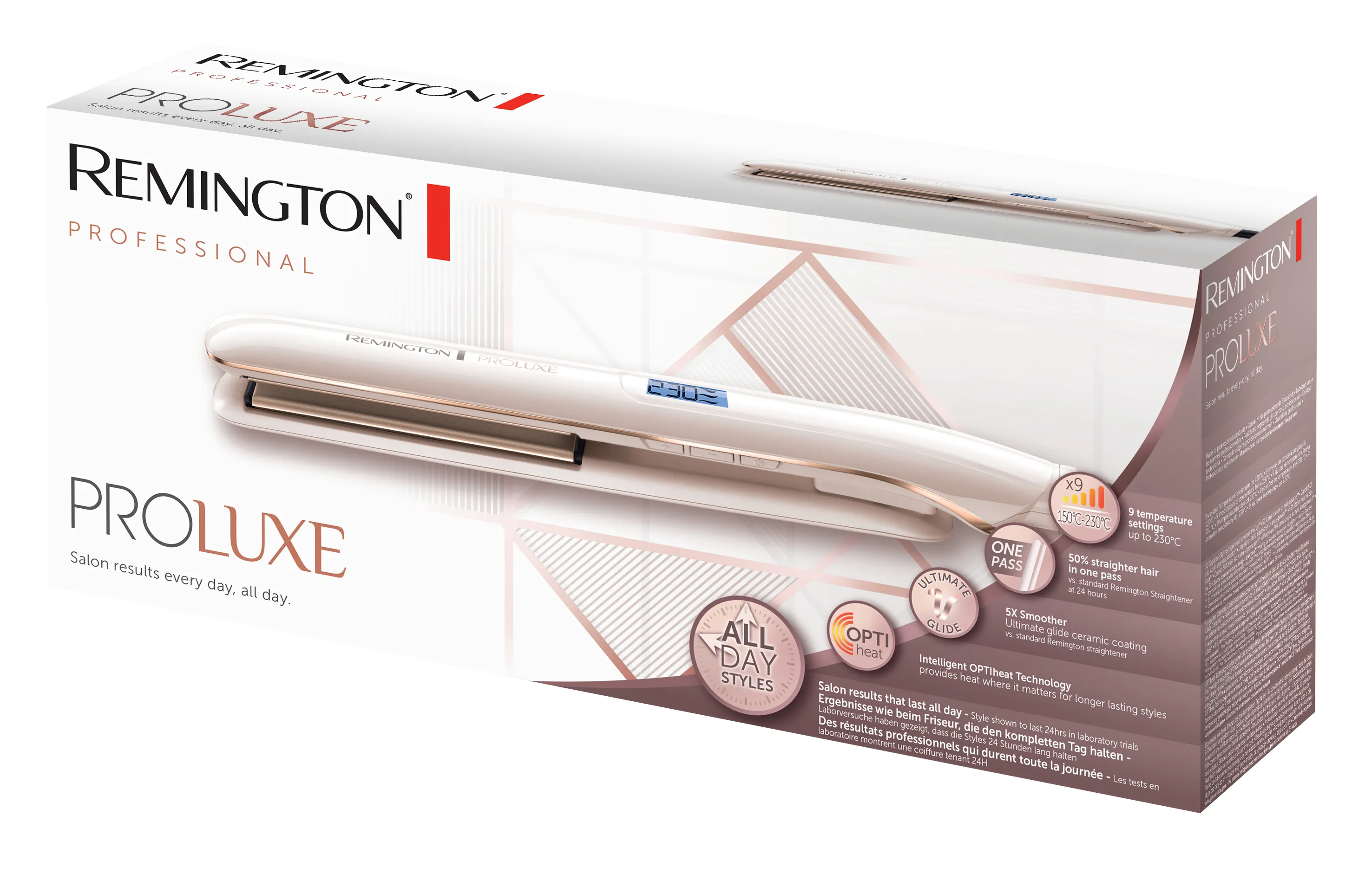 Remington PROluxe S9100 - straightener, white