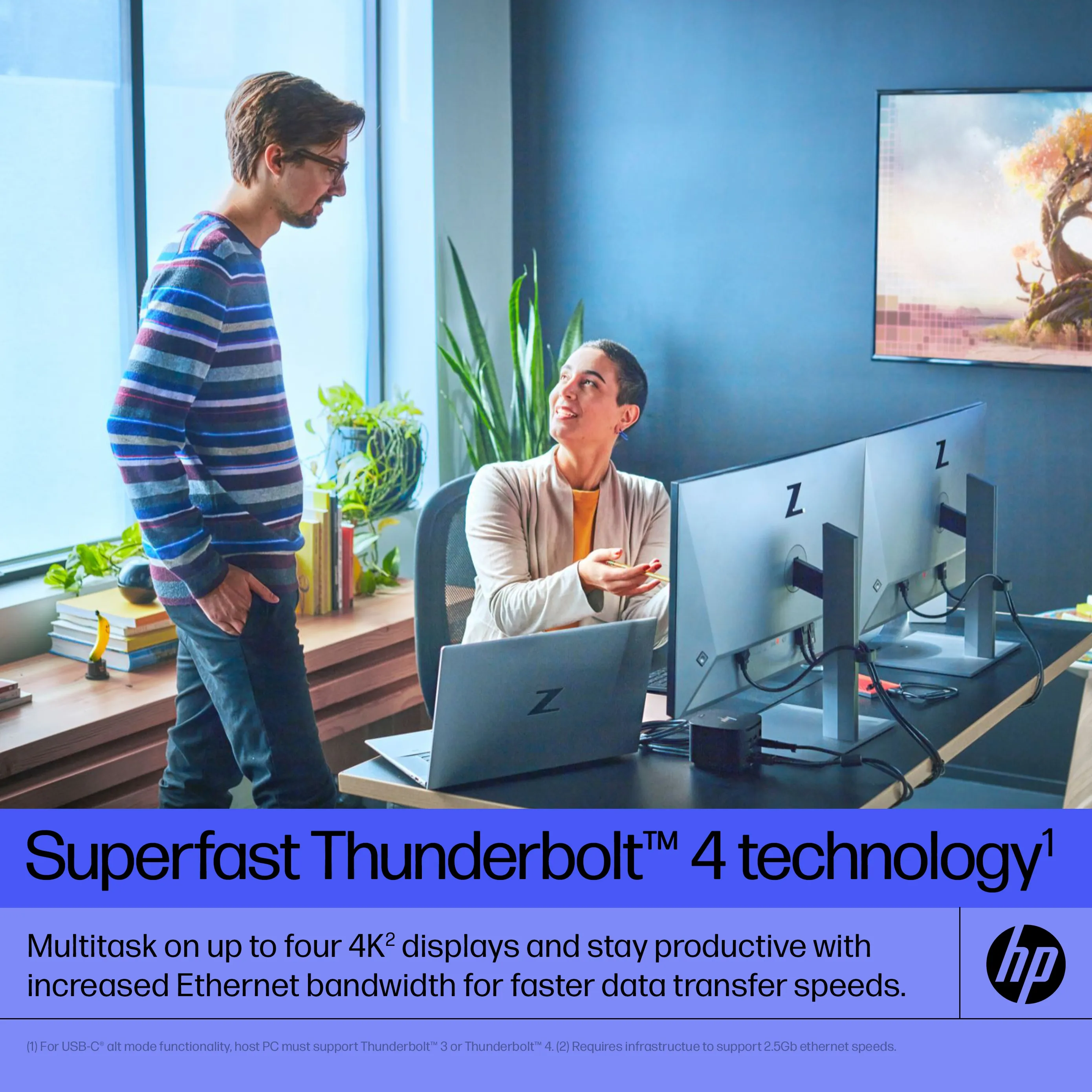 HP TB 280W G4 Dock w/Combo Cable