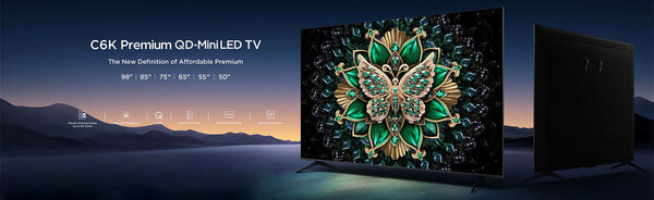 TCL C61KS 55" 4K Mini LED Google TV, 120 Hz, Dolby Vision, HDR10+