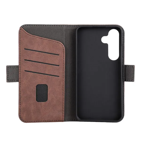 GEAR Wallet, Galaxy S24 - Wallet Case, Brown