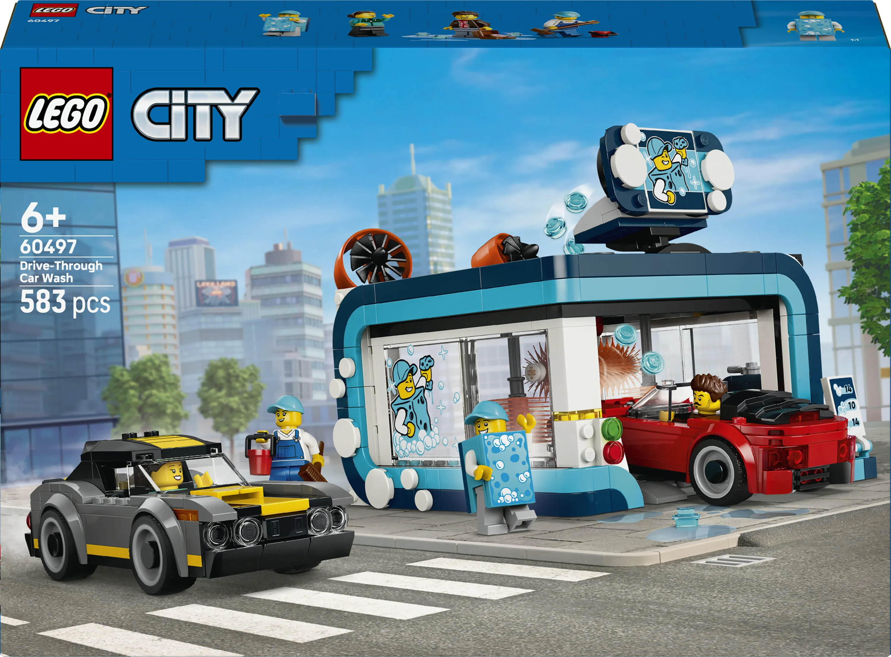 LEGO City Drive-Through Car Wash 60497