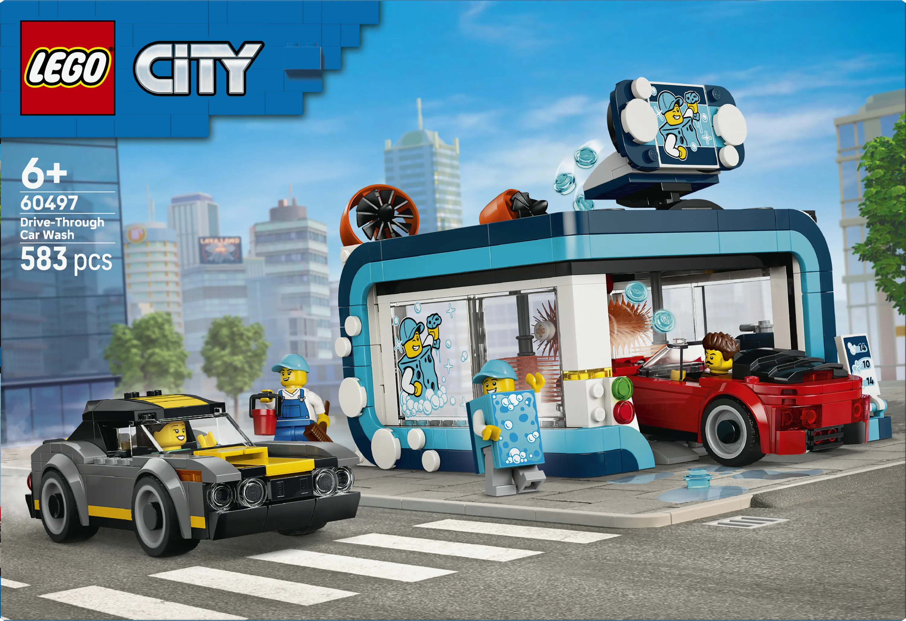 LEGO City Drive-Through Car Wash 60497