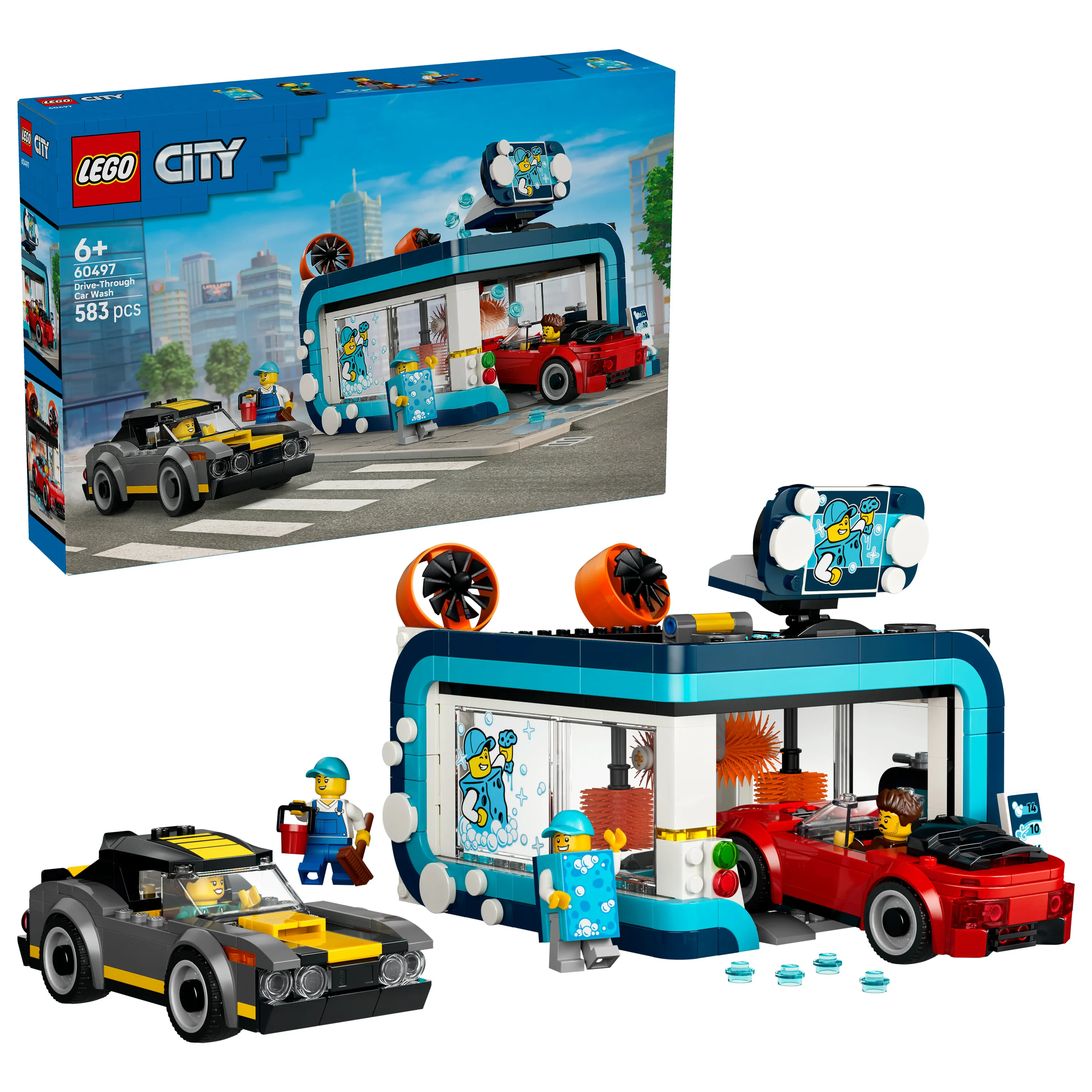 LEGO City Drive-Through Car Wash 60497