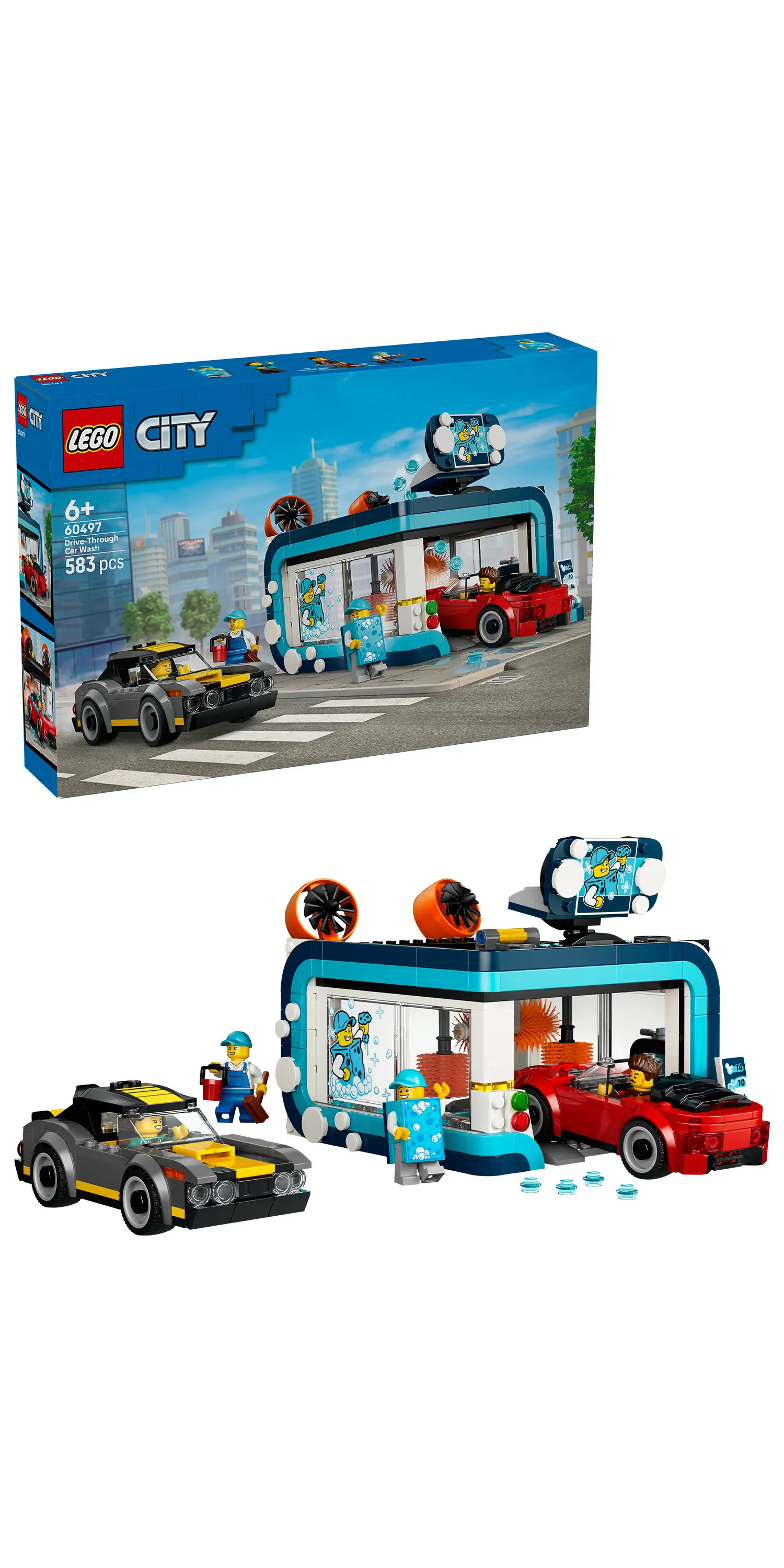 LEGO City Drive-Through Car Wash 60497