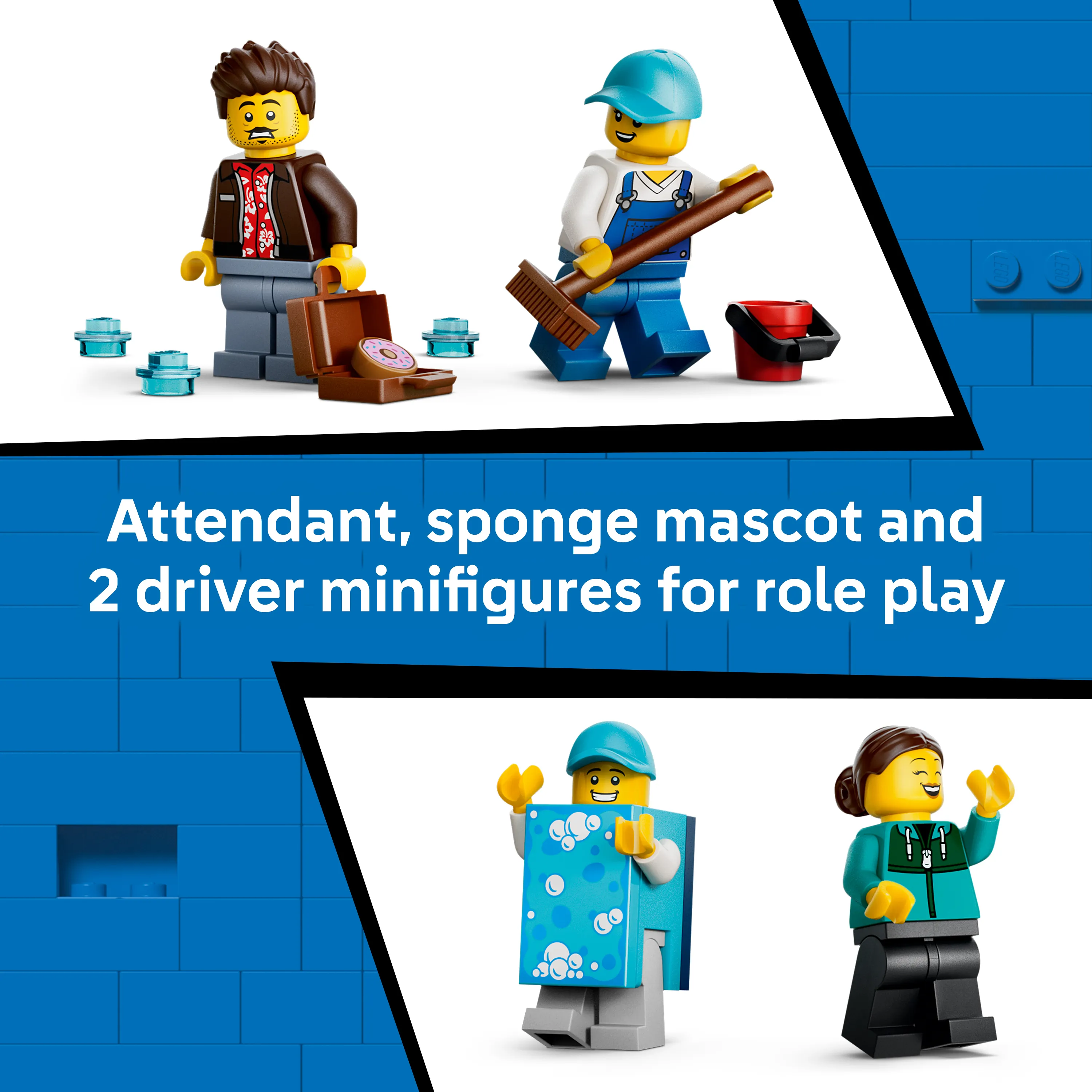 LEGO City Drive-Through Car Wash 60497
