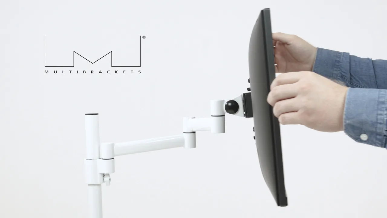 Multibrackets M VESA Deskmount Officeline Single II, monitor arm, white, 15&quot;-30&quot;, 8kg