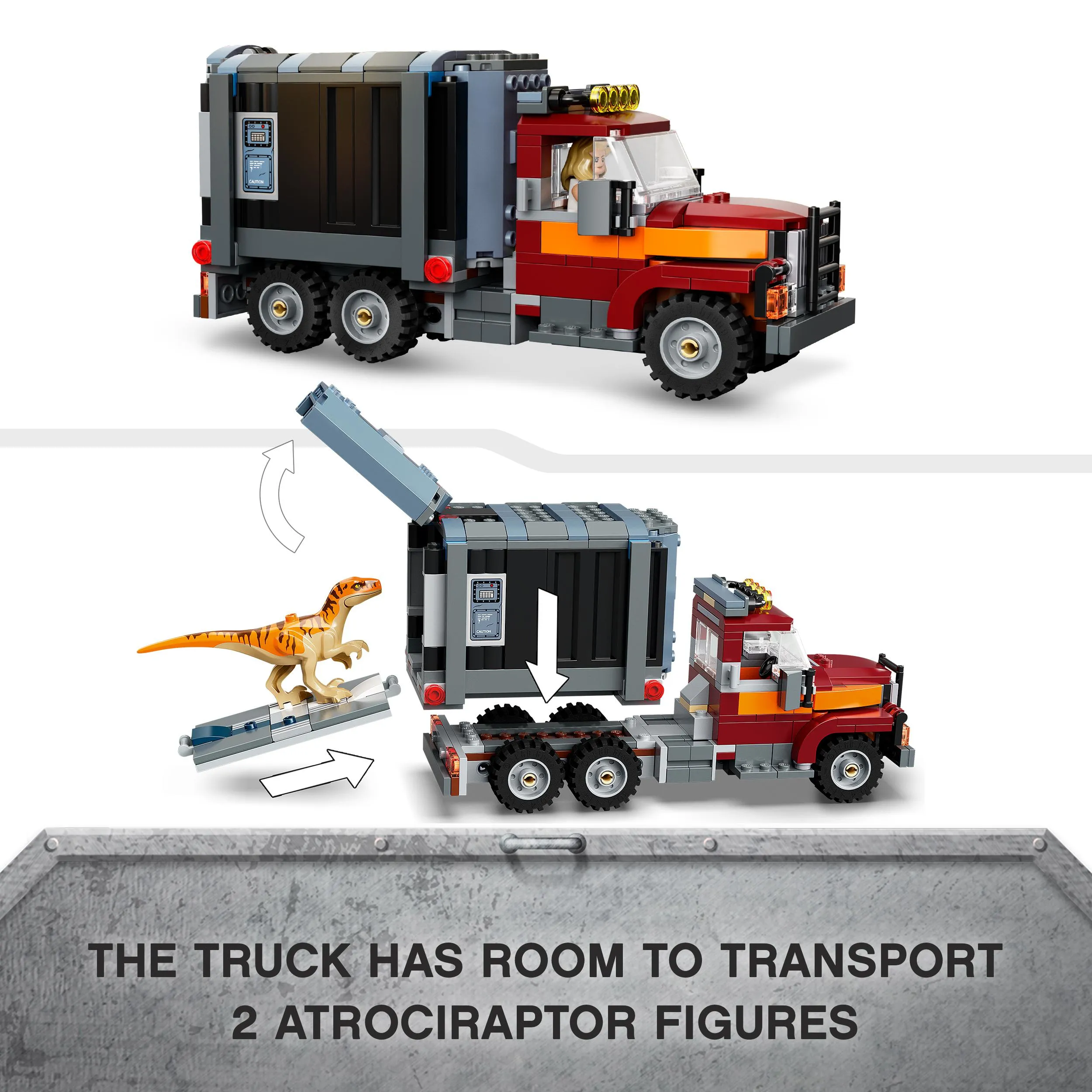 Lego T-Rex &amp; Atrociraptor - Dinosaurieflykt 76948