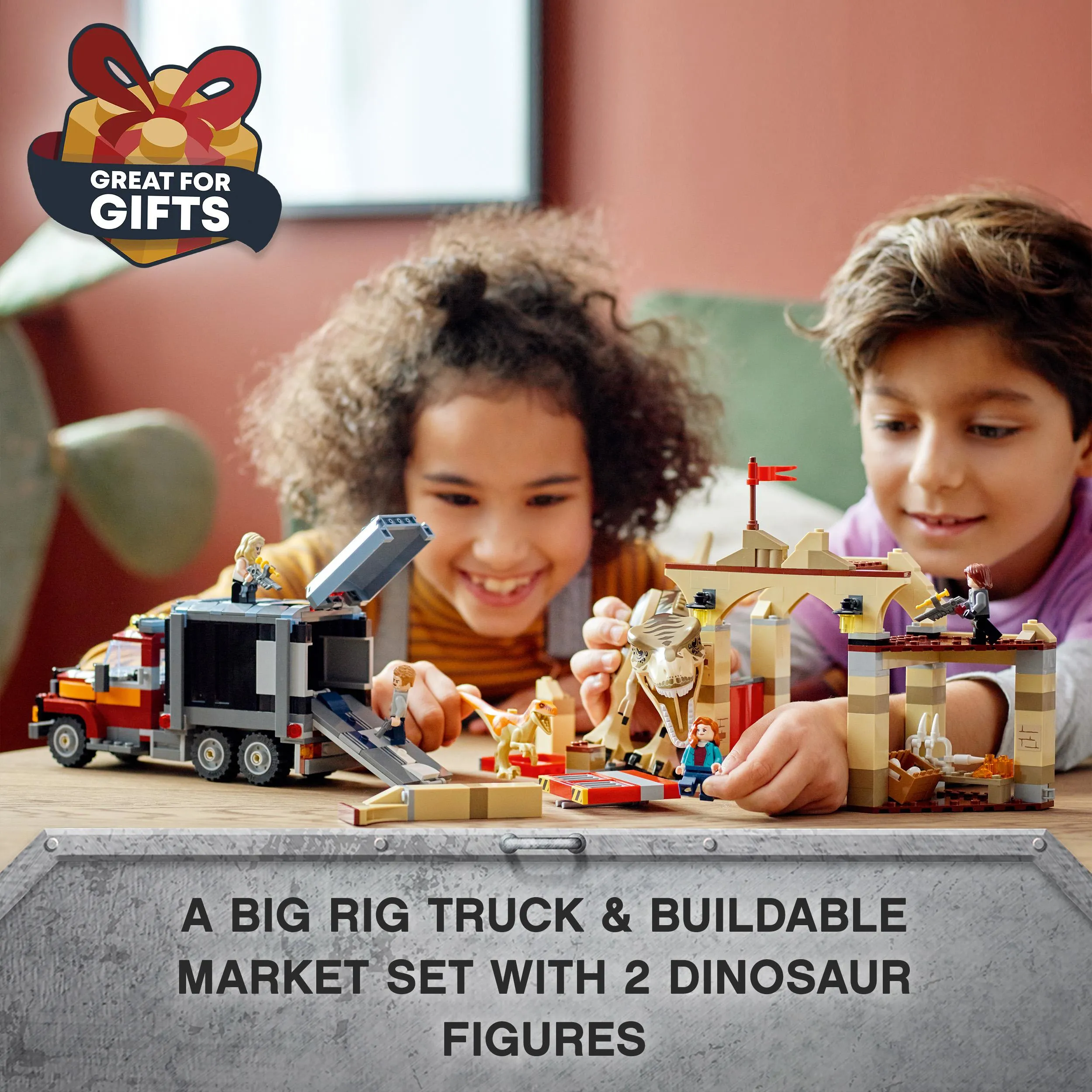 Lego T-Rex &amp; Atrociraptor - Dinosaurieflykt 76948